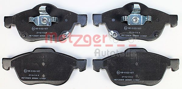 METZGER 1170587 Bremsbelagsatz, Scheibenbremse